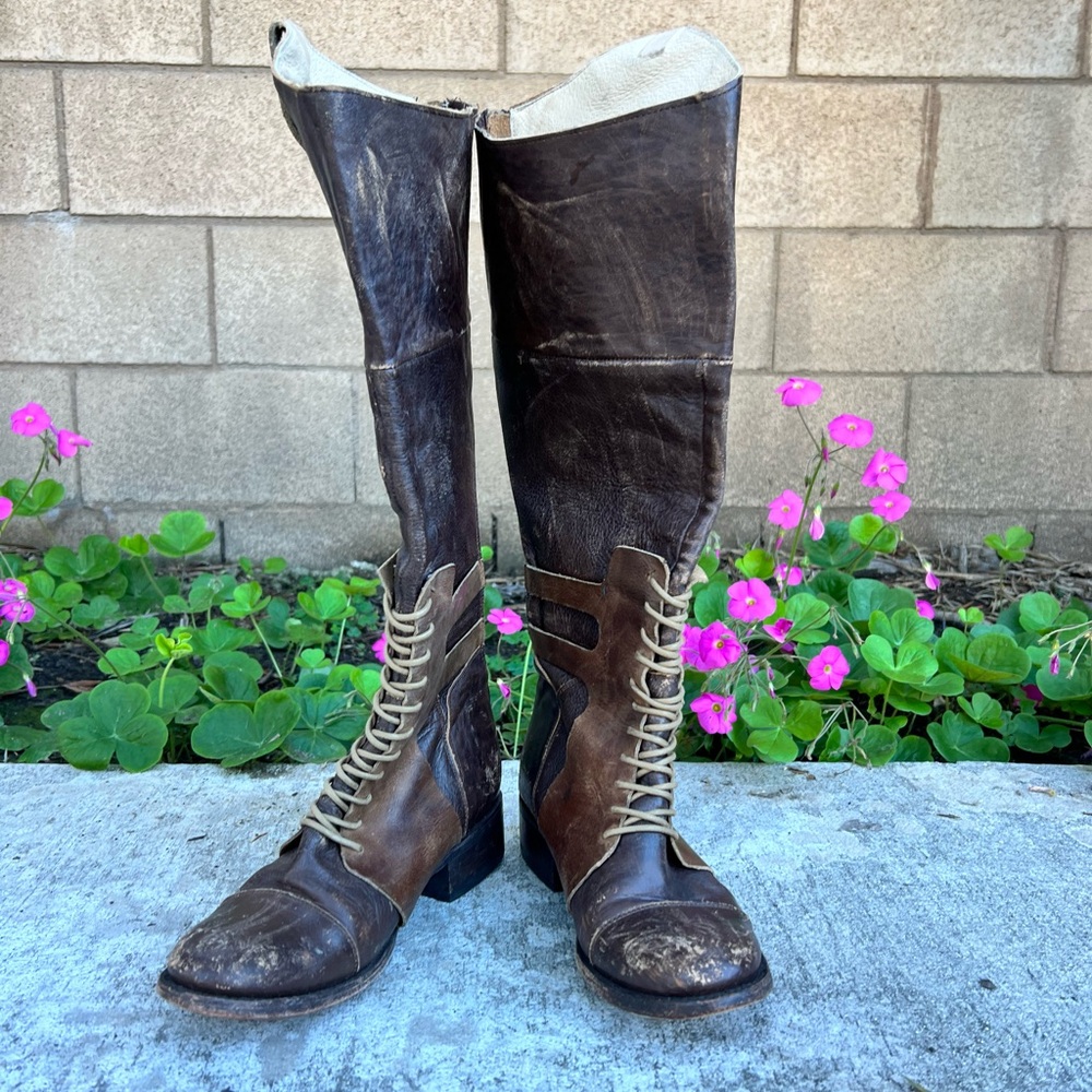 Brown Leather Boots